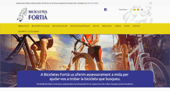 Desktop Screenshot of bicicletesfortia.cat